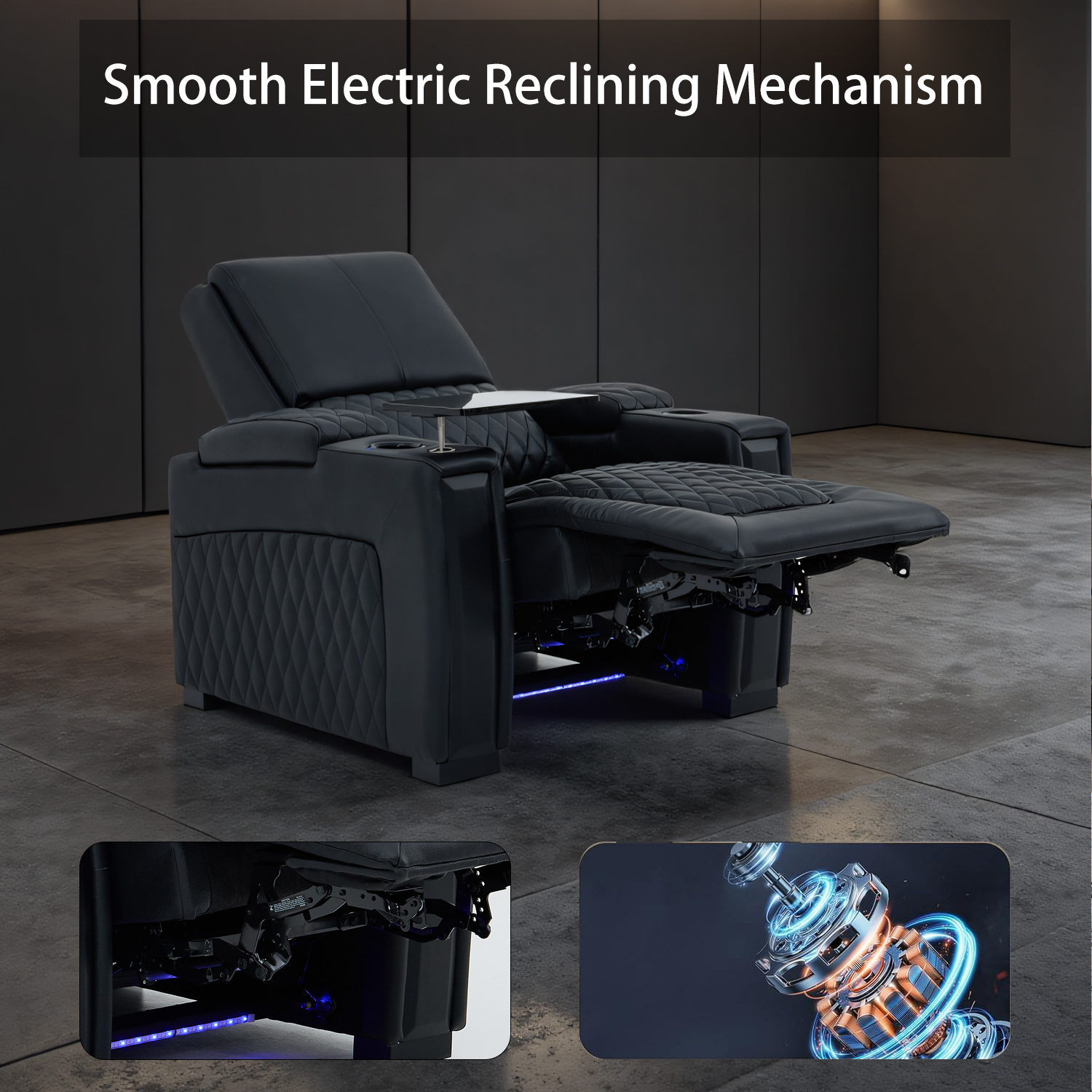 #Synthetic Leather Modern Cine - Home Cinema High End reseña y precio