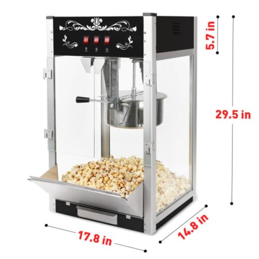 Countertop Popcorn Machine 16  - Popcorn Machine Home reseña y precio