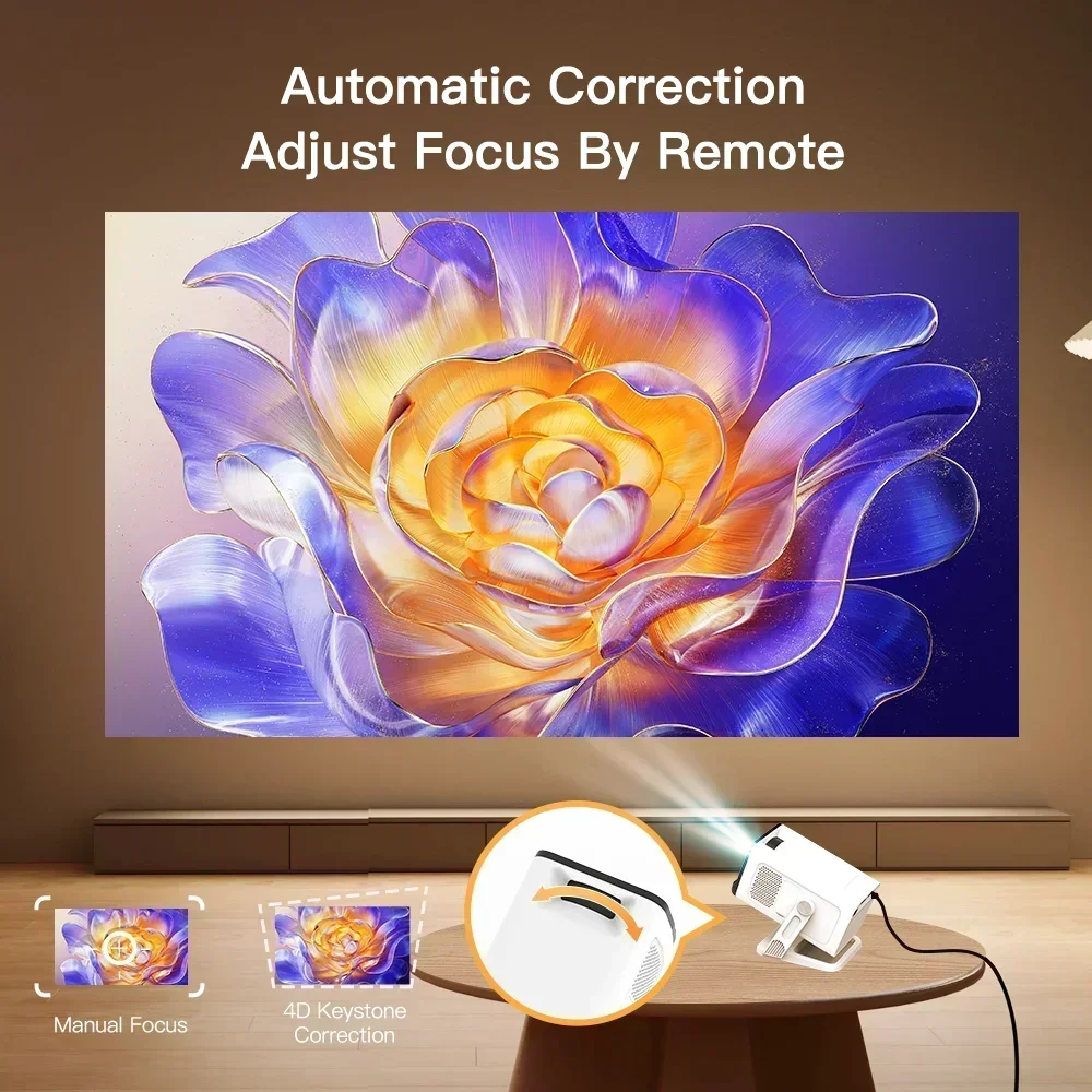Mini Projector with Wifi6 and  - Video Home Cinema reseña y precio