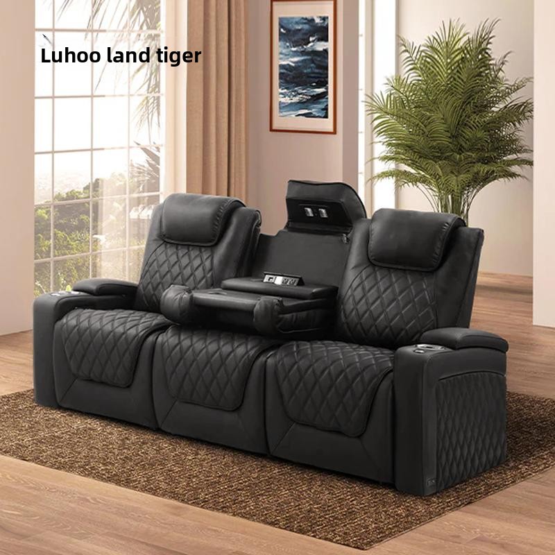 High-End Electric Leather Sofa - Home Cinema High End reseña y precio