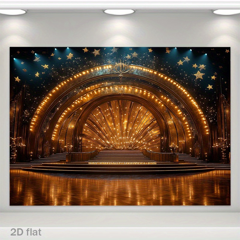 Luxury Golden Theater Stage Ar - Home Cinema Wall Lights reseña y precio