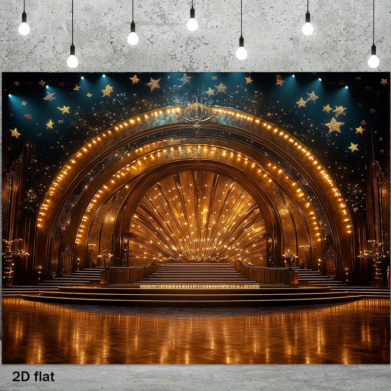 Luxury Golden Theater Stage Ar - Home Cinema Wall Lights reseña y precio
