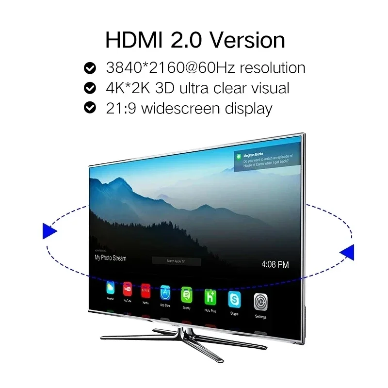 4K 60Hz HDMI Fiber Optic Cable - Hdmi Arc Cable reseña y precio