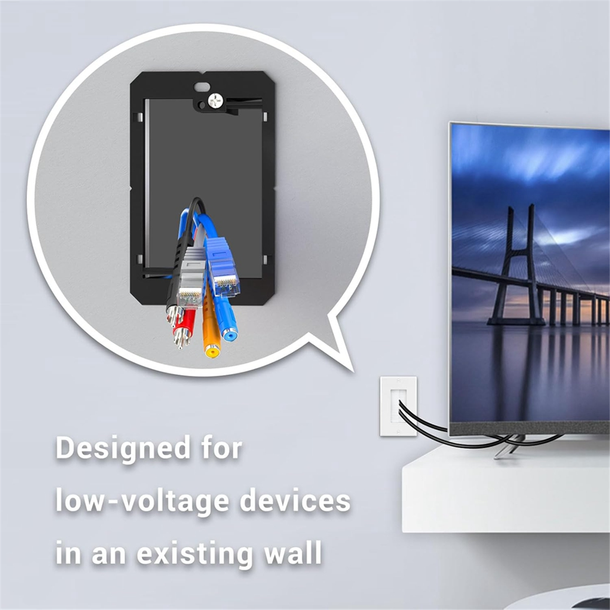 A002 Low Voltage Box Single Ga - Wall Mount Speaker reseña y precio