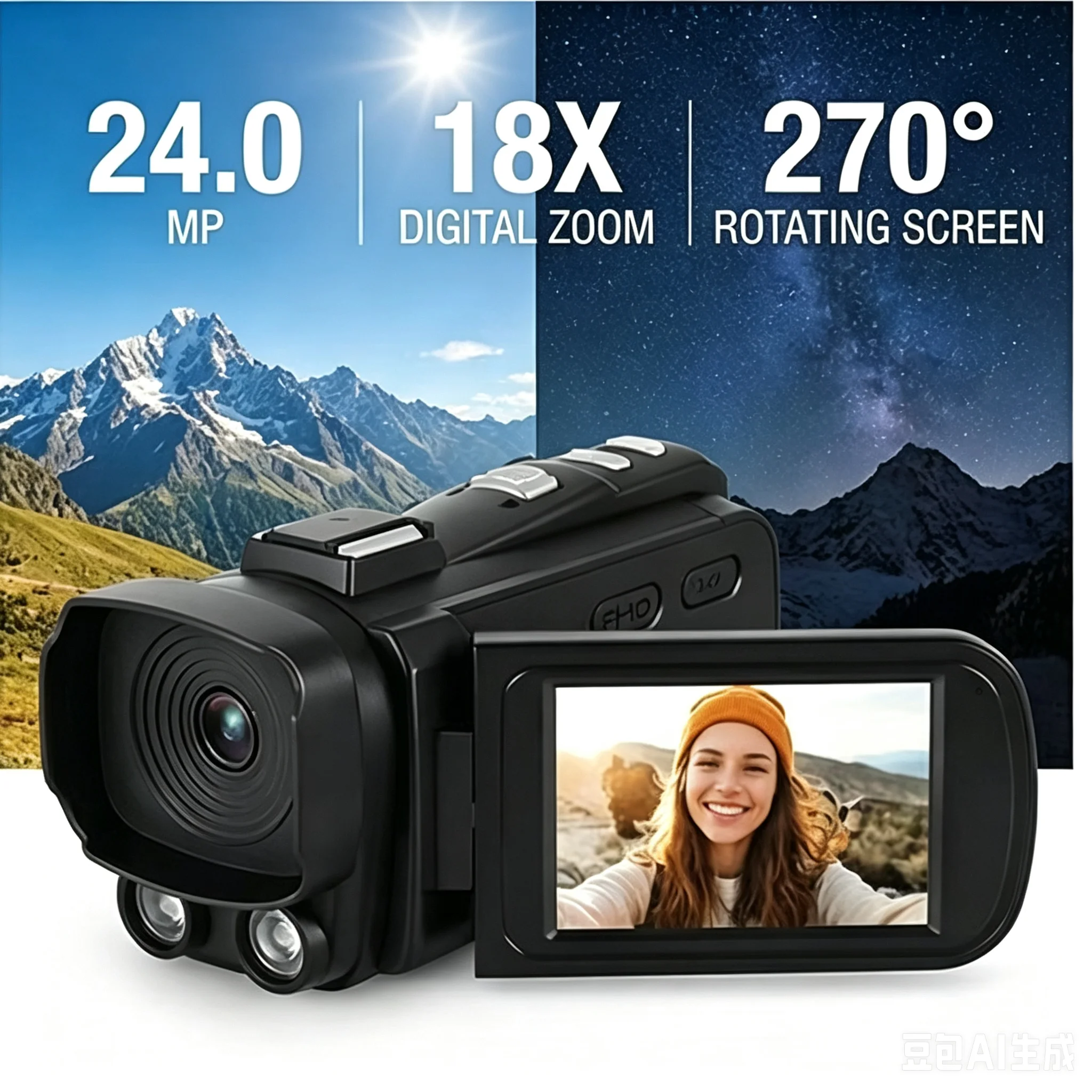 1080P Full HD Digital Camera V - Vintage Home Cinema reseña y precio