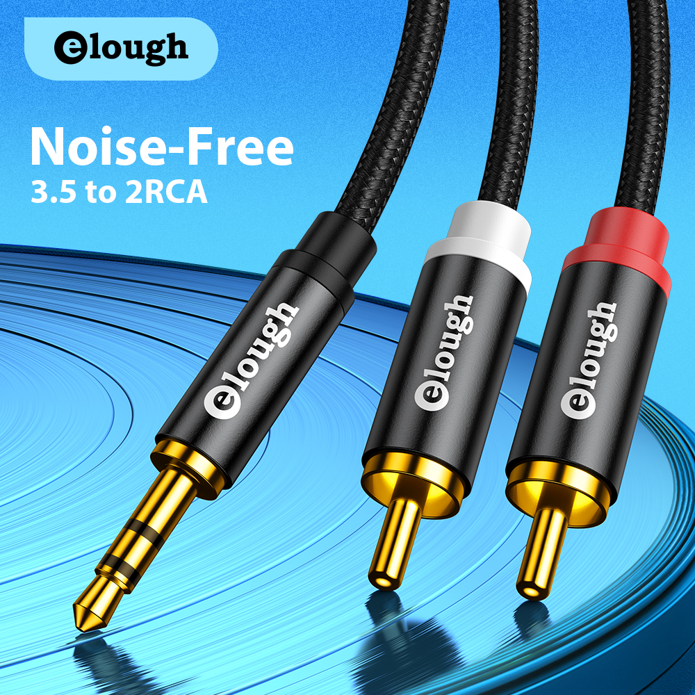 Elough RCA Cable AUX RCA Speak - Genius Home Cinema reseña y precio