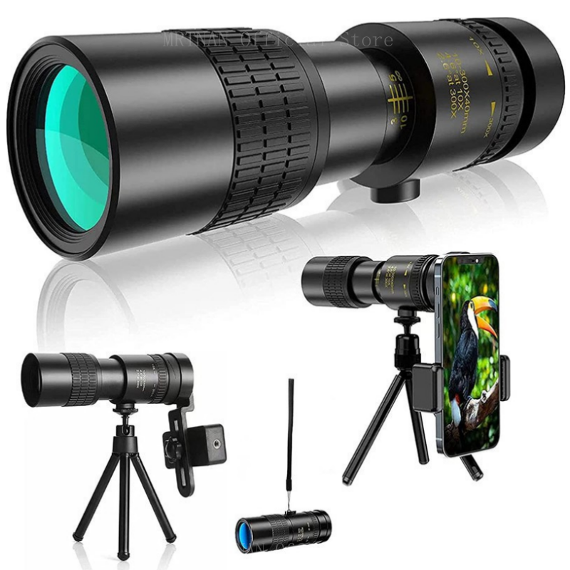 Powerful 10-300x40 HD Monocula - Home Cinema Center reseña y precio