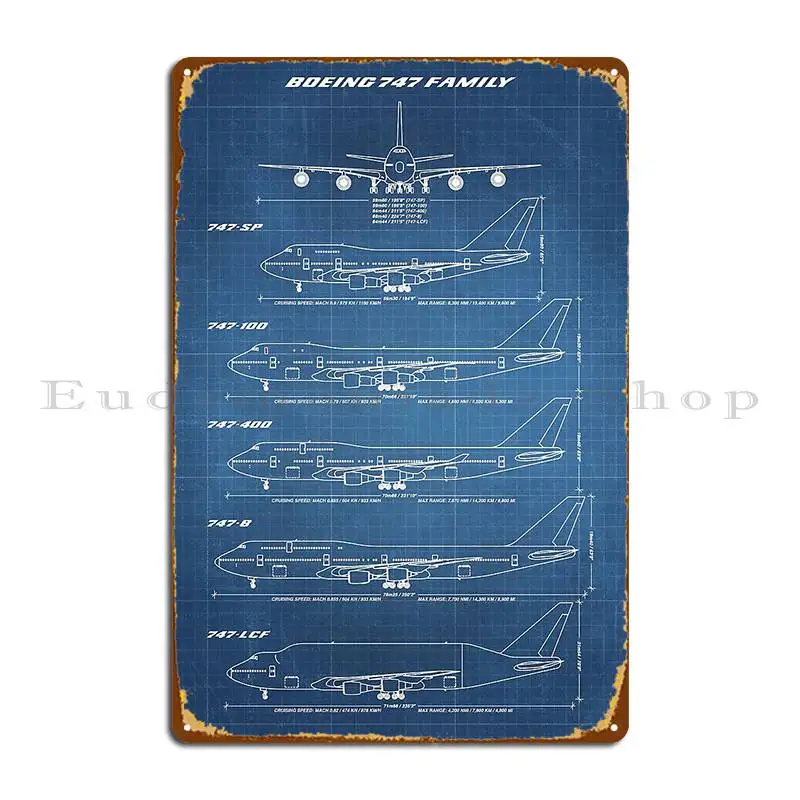 Boeing 747 Family Blueprint Li - Home Cinema Wall Lights reseña y precio