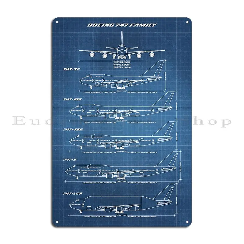 Boeing 747 Family Blueprint Li - Home Cinema Wall Lights reseña y precio