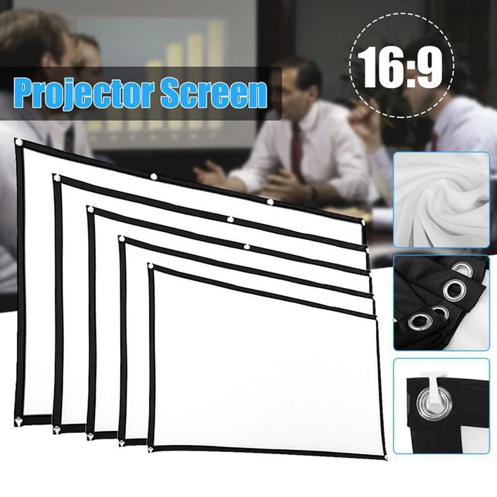 16:9 Ratio Hight-density Porta - Home Cinema Screen reseña y precio