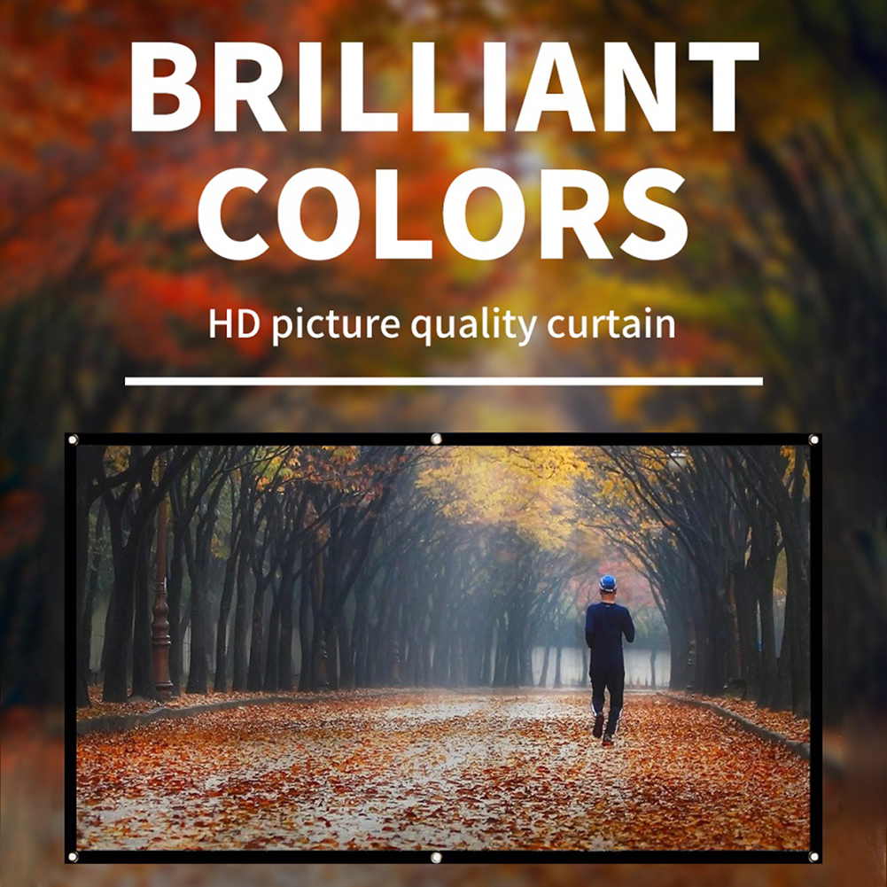 16:9 Ratio Hight-density Porta - Home Cinema Screen reseña y precio