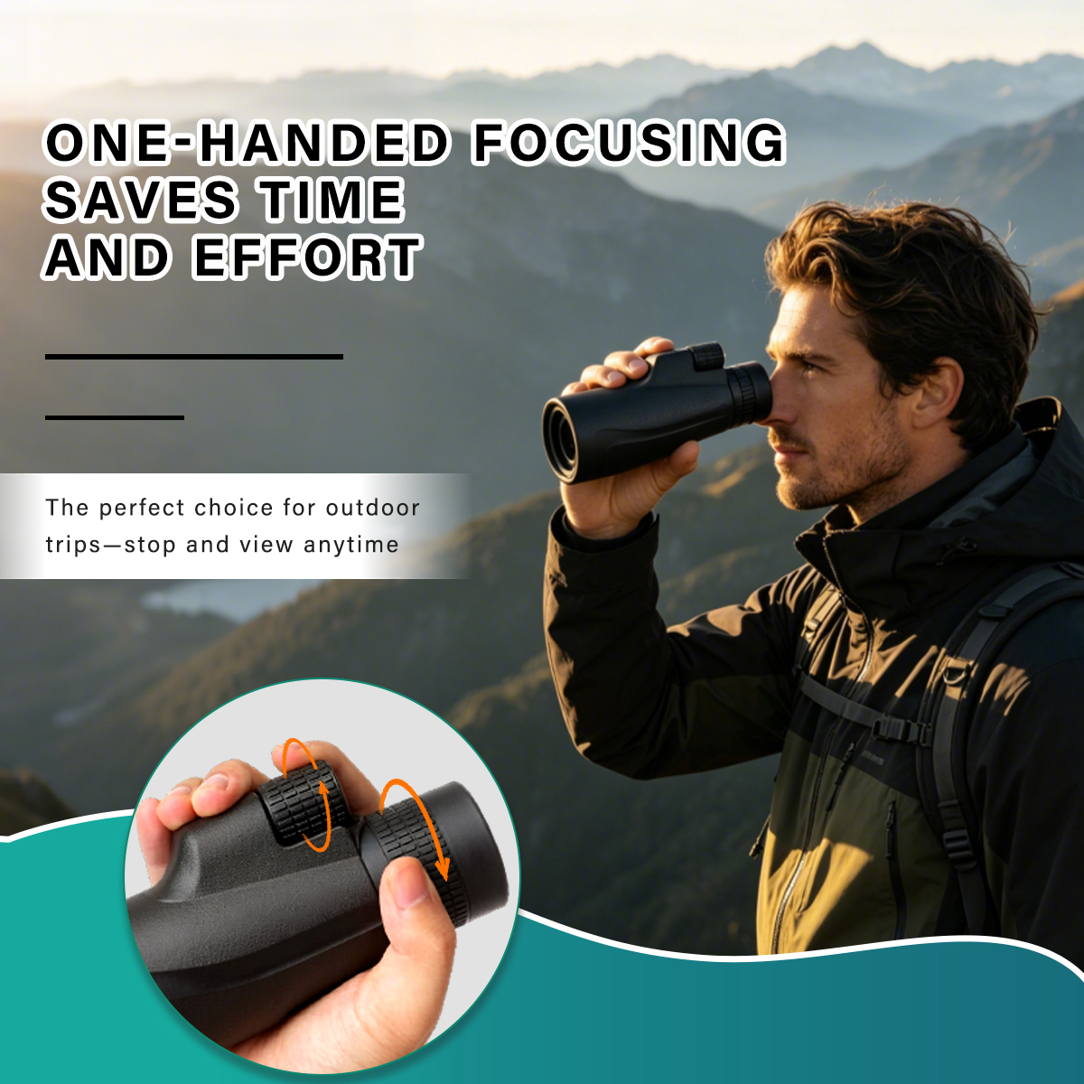 10-30x50 Monoculars Telescope  - Home Cinema Center reseña y precio
