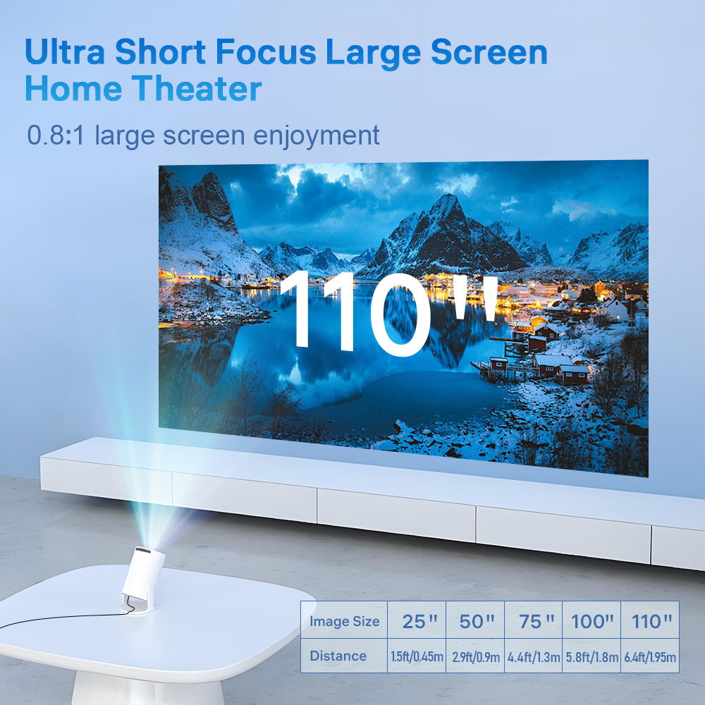 LynCast Projector X1BQ 4K Andr - Video Home Cinema reseña y precio