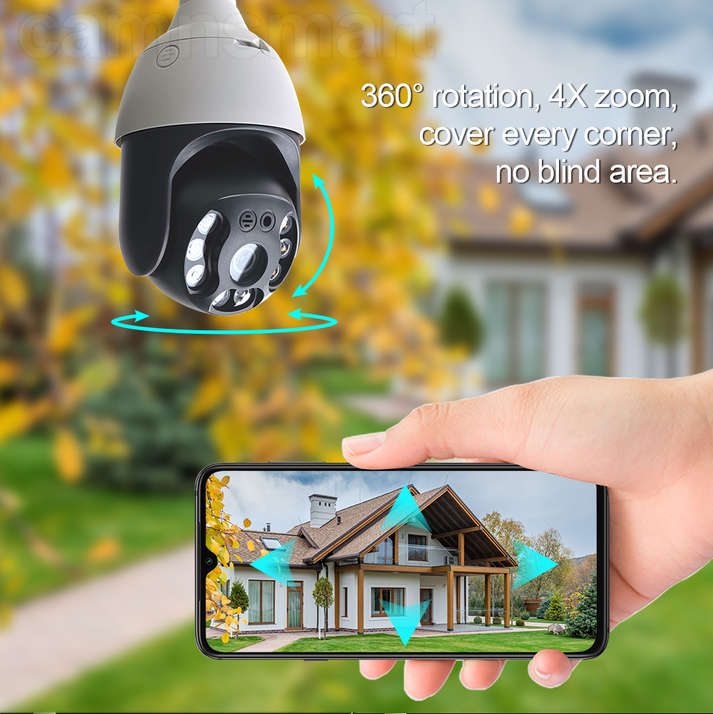 Camnsmart Tuya 5MP Alexa Wifi  - Home Cinema Sony reseña y precio