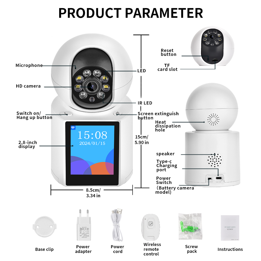3MP Wireless Security Protecti - Home Cinema Screen reseña y precio