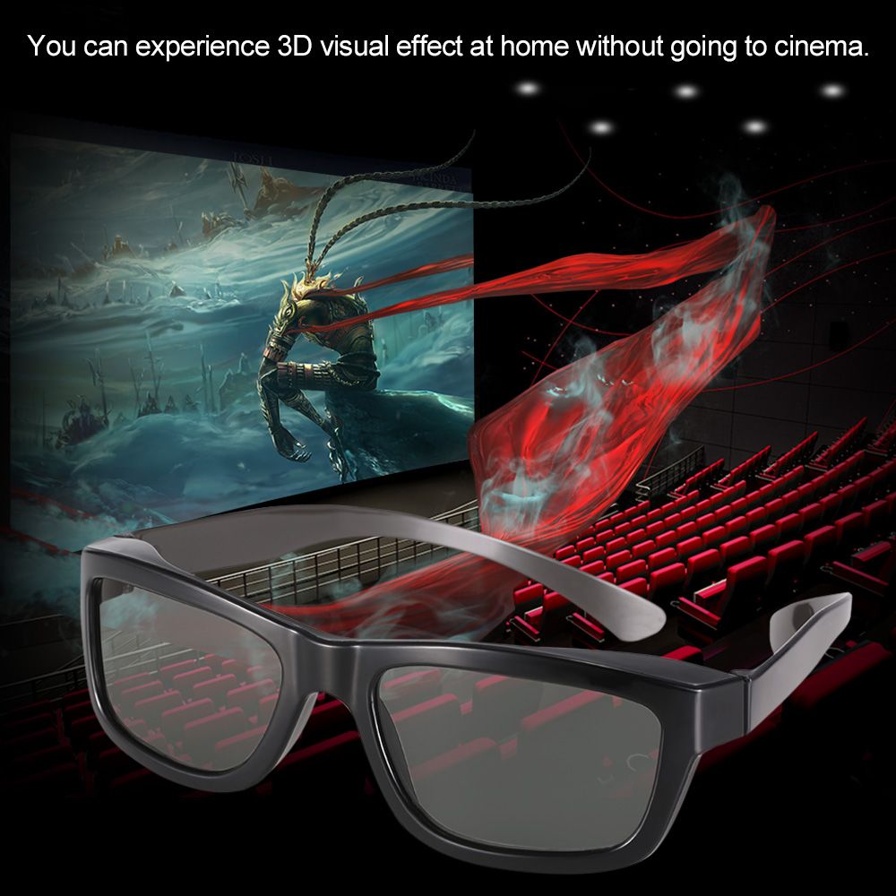 Passive TV 3D Game DVD Home Th - Home Cinema Glasses reseña y precio
