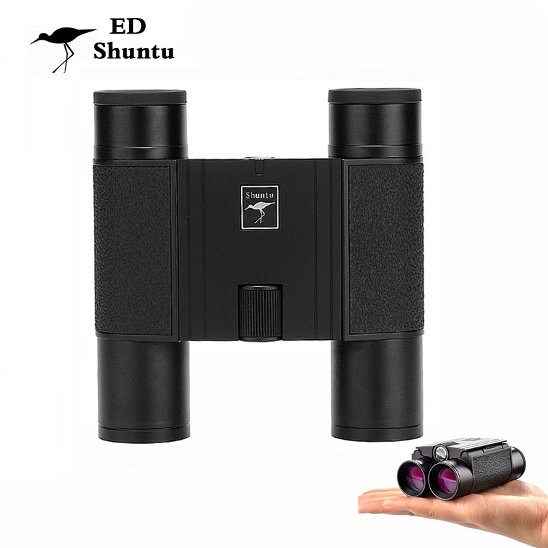 Shuntu 10X25 ED Pocket Binocul - Home Cinema Center reseña y precio