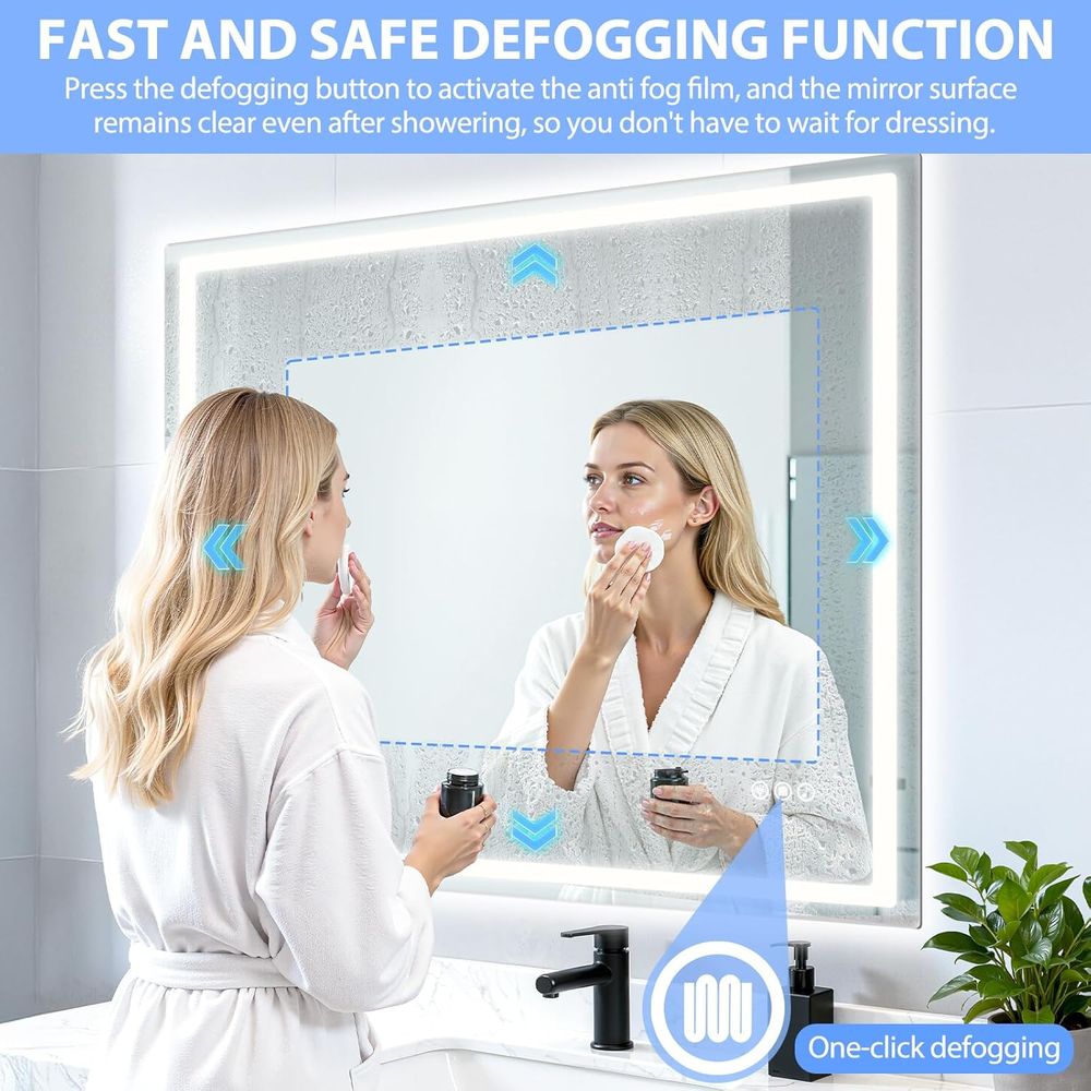 Wall-Mounted LED Vanity Mirror - Wall Mount Speaker reseña y precio