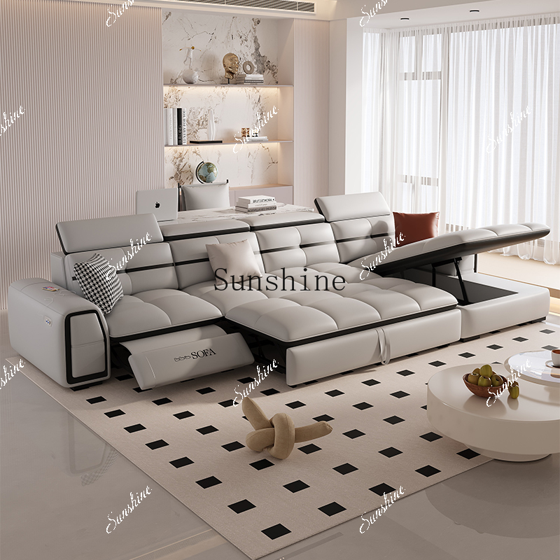 Leather functional sofa adjust - Home Cinema High End reseña y precio