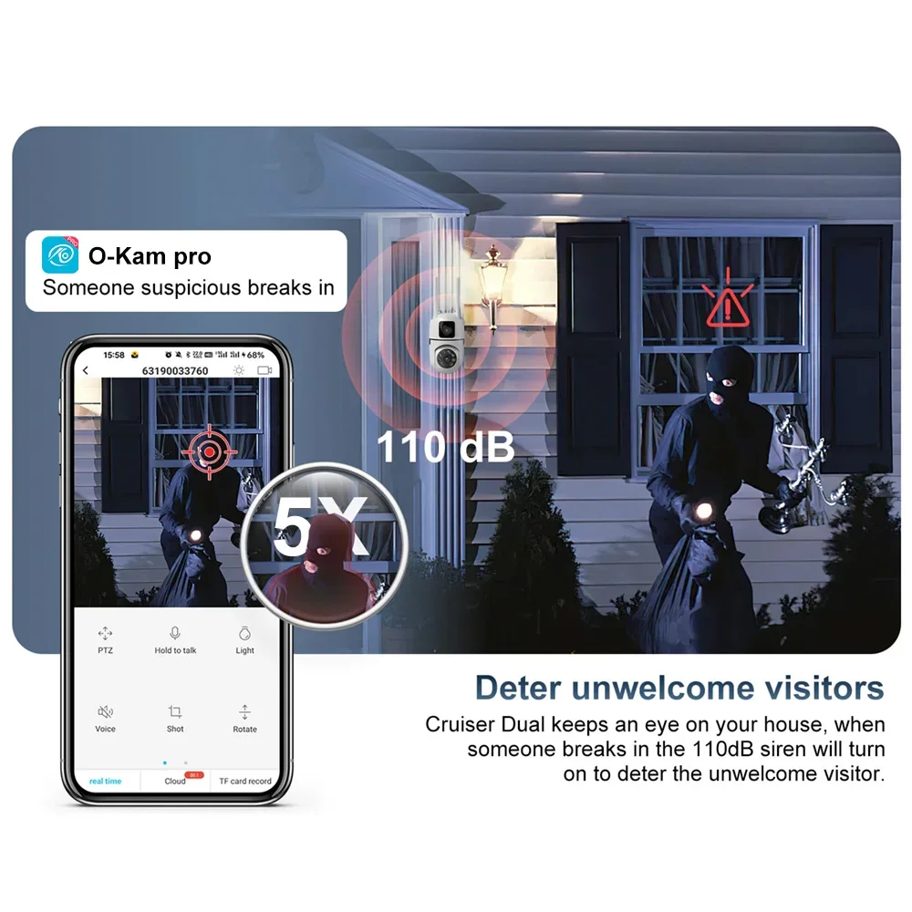 8MP HD Wifi Surveillance PTZ C - Home Cinema Screen reseña y precio