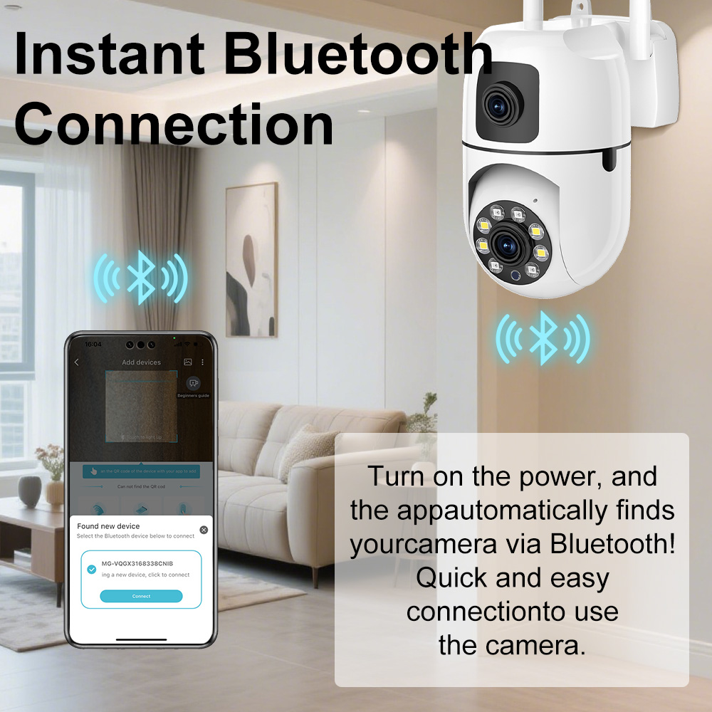 8MP HD Wifi Surveillance PTZ C - Home Cinema Screen reseña y precio