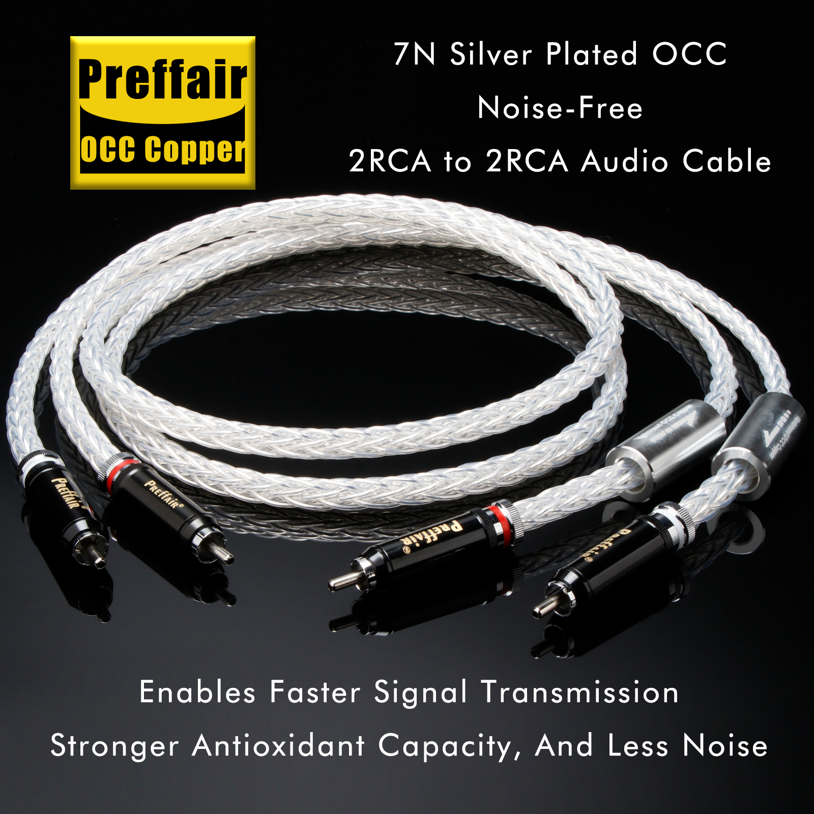 Hifi Audio RCA Cable 12cores 7 - Genius Home Cinema reseña y precio