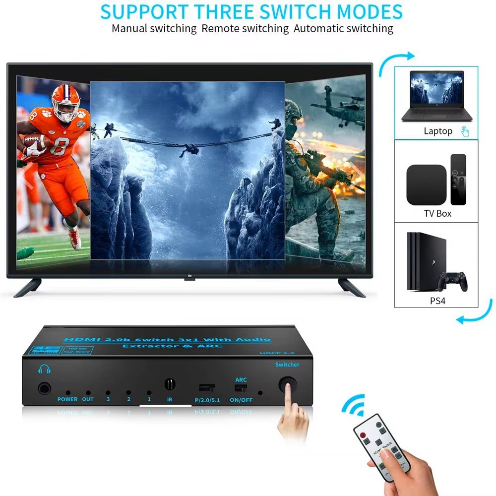 HDMI-Compatible Switch Audio E - Hdmi Arc Cable reseña y precio