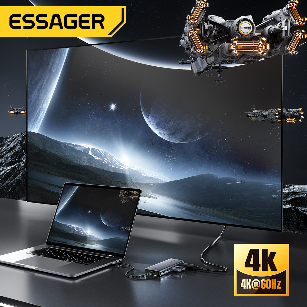 Essager USB C Hub With M.2 SSD - Home Cinema Usb reseña y precio
