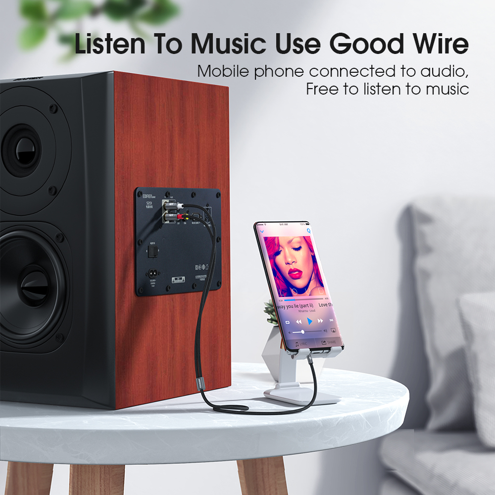 Essager RCA Audio Cable Stereo - Genius Home Cinema reseña y precio