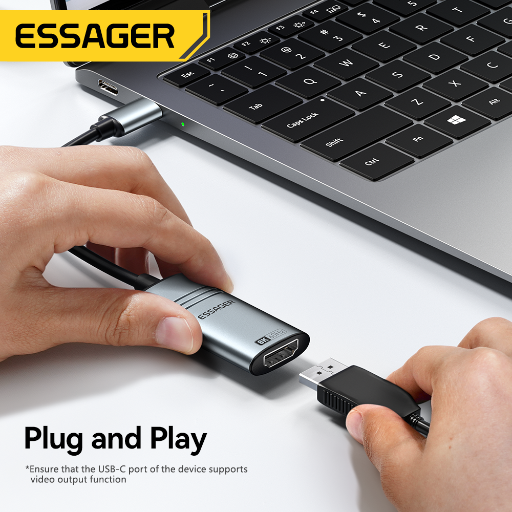 Essager HDMI To USB Type C Ada - Home Cinema Usb reseña y precio