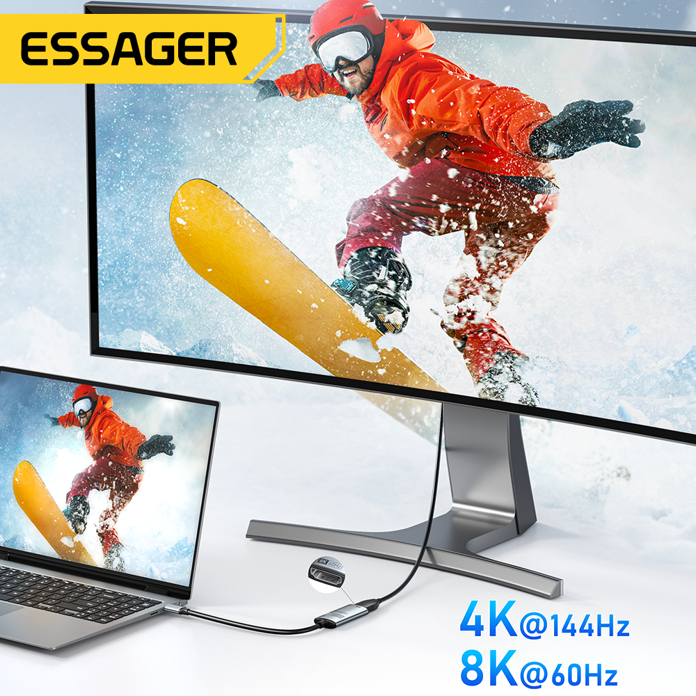 Essager HDMI To USB Type C Ada - Home Cinema Usb reseña y precio