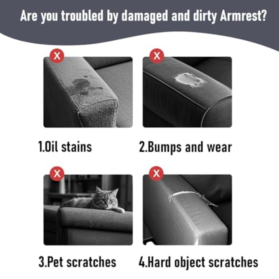 Sofa Arm Covers Recliner Couch - Recliner Sofa Cover reseña y precio