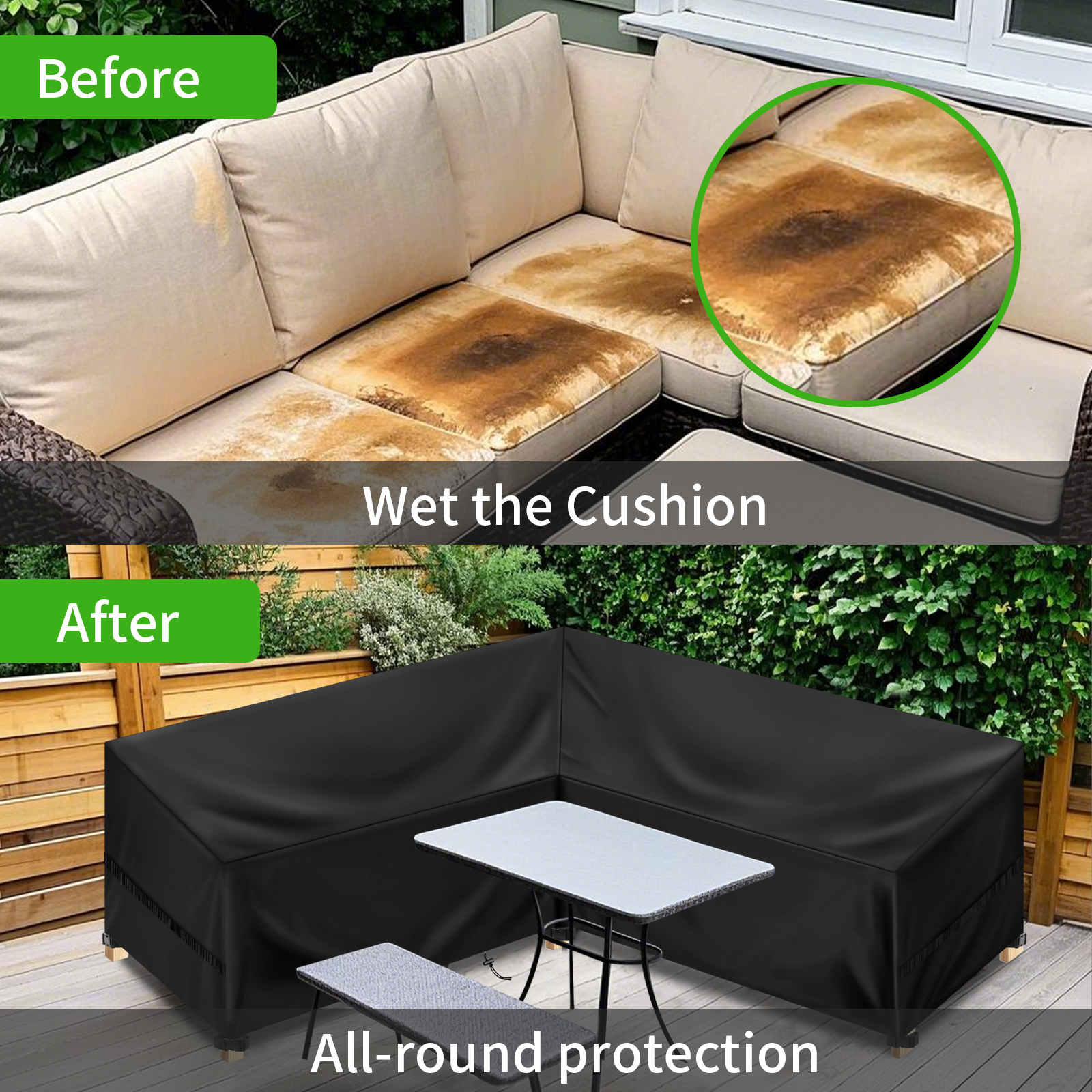 Waterproof Garden Furniture Co - Recliner Sofa Cover reseña y precio