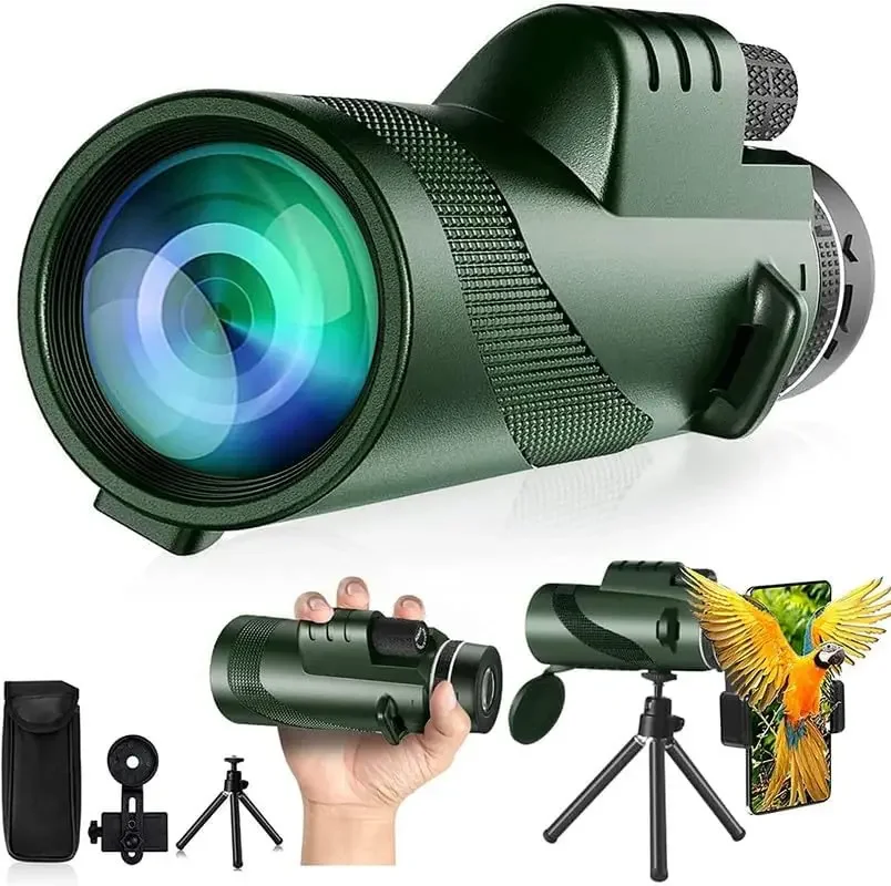 80x100 HD Monocular for Smartp - Home Cinema Center reseña y precio