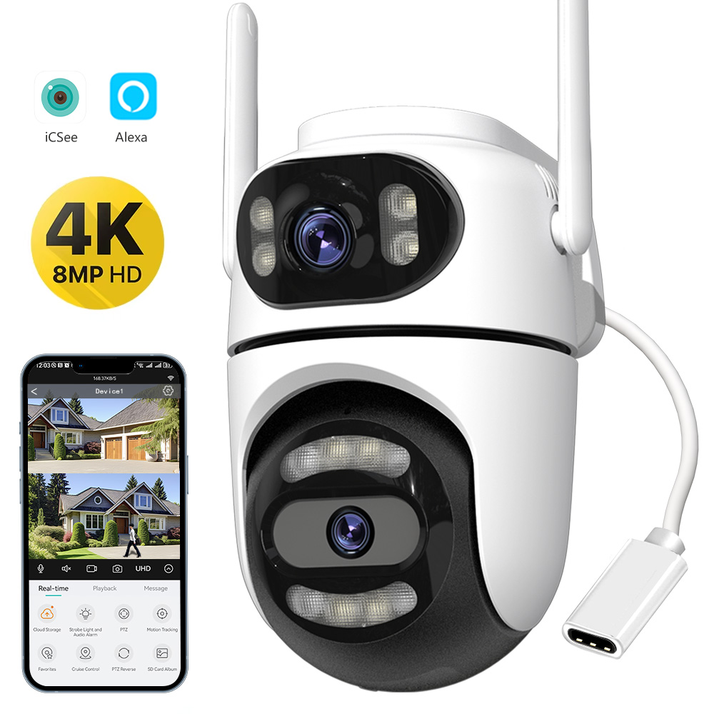 8MP 4K HD Wifi PTZ Camera iCse - Home Cinema Screen reseña y precio