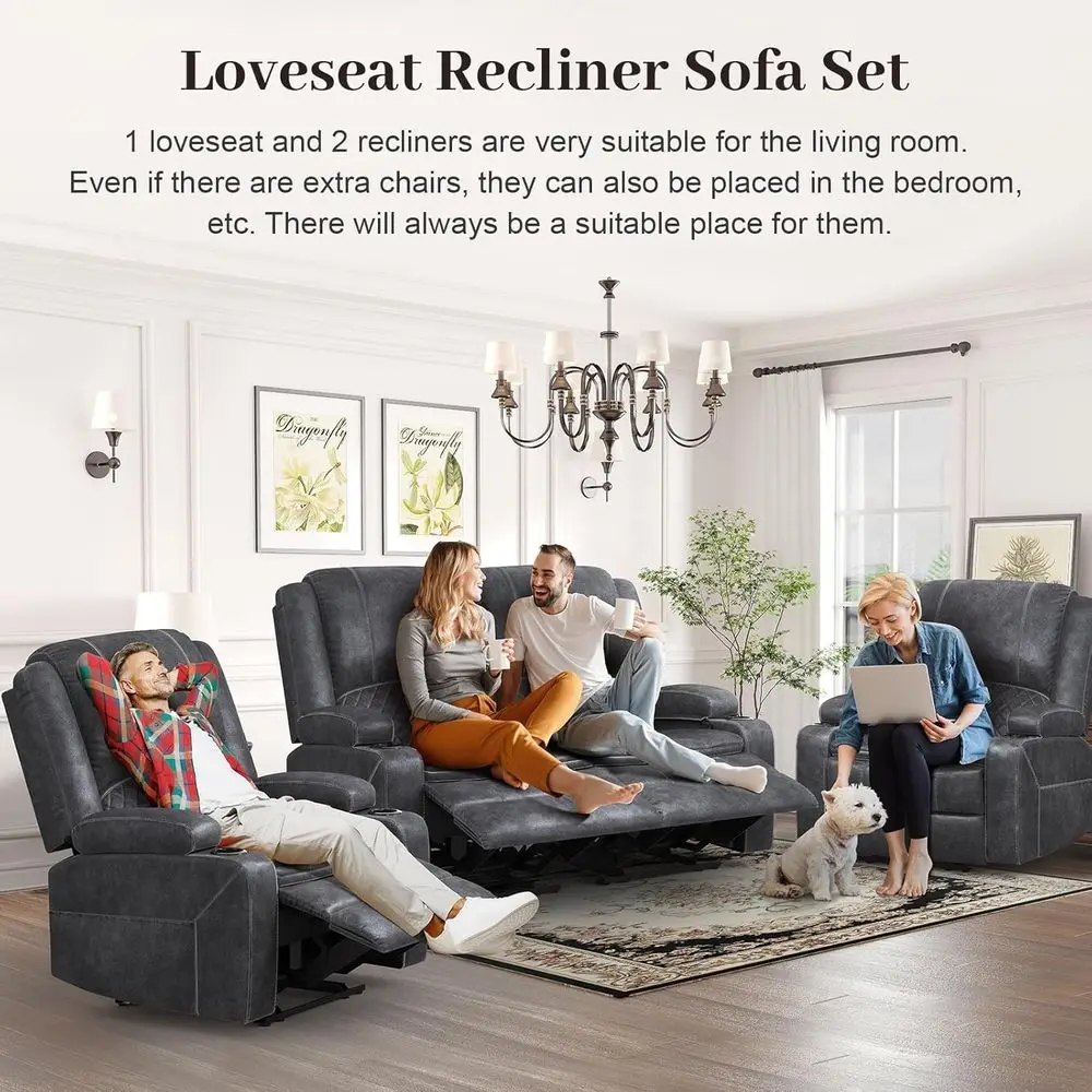 2-Seater Reclining Velvet Love - Recliner Sofa Cover reseña y precio
