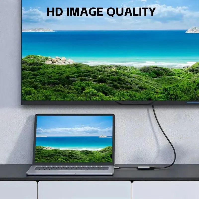 4K Resolution USB-C to HDTV Ad - Home Cinema Usb reseña y precio