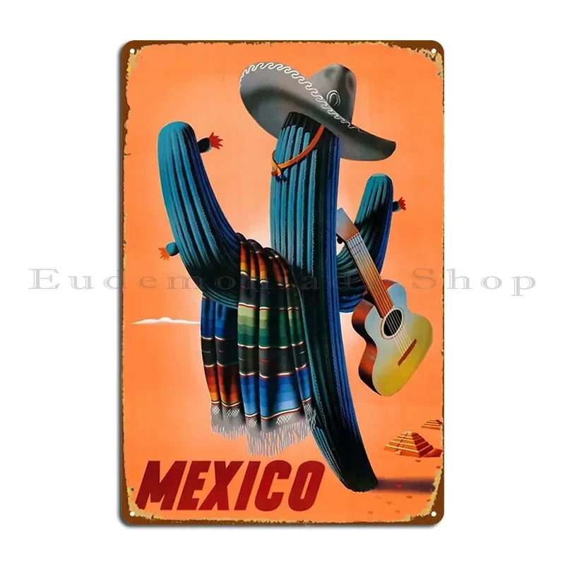Mexico Vintage 1945 Metal Plaq - Vintage Home Cinema reseña y precio