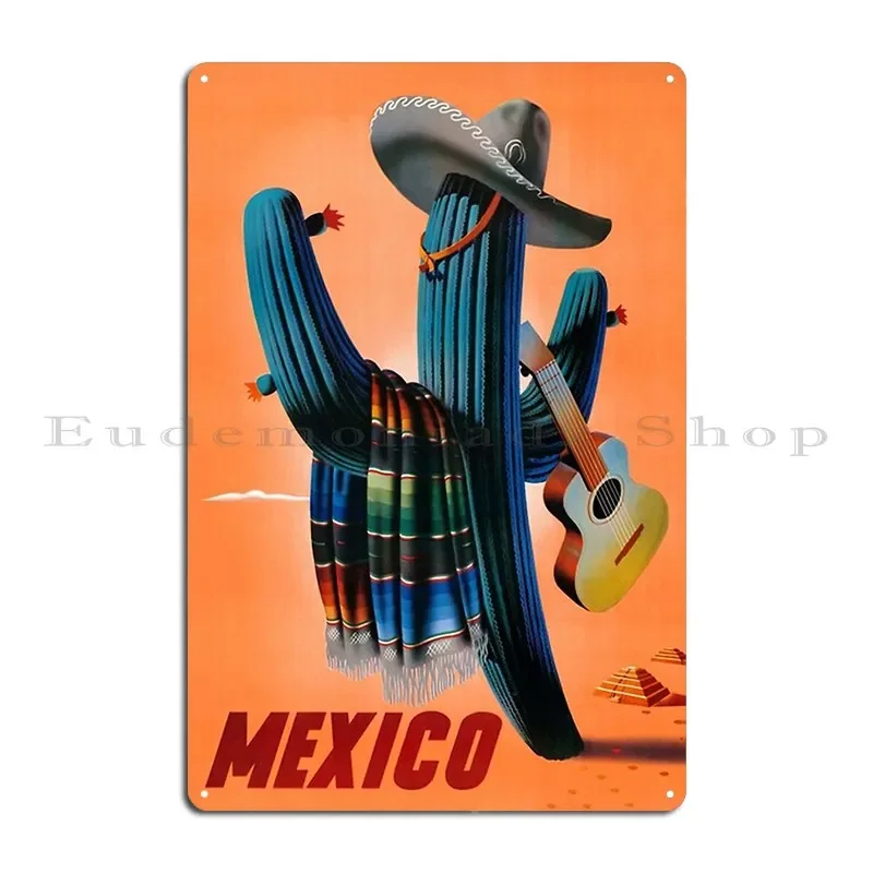 Mexico Vintage 1945 Metal Plaq - Vintage Home Cinema reseña y precio