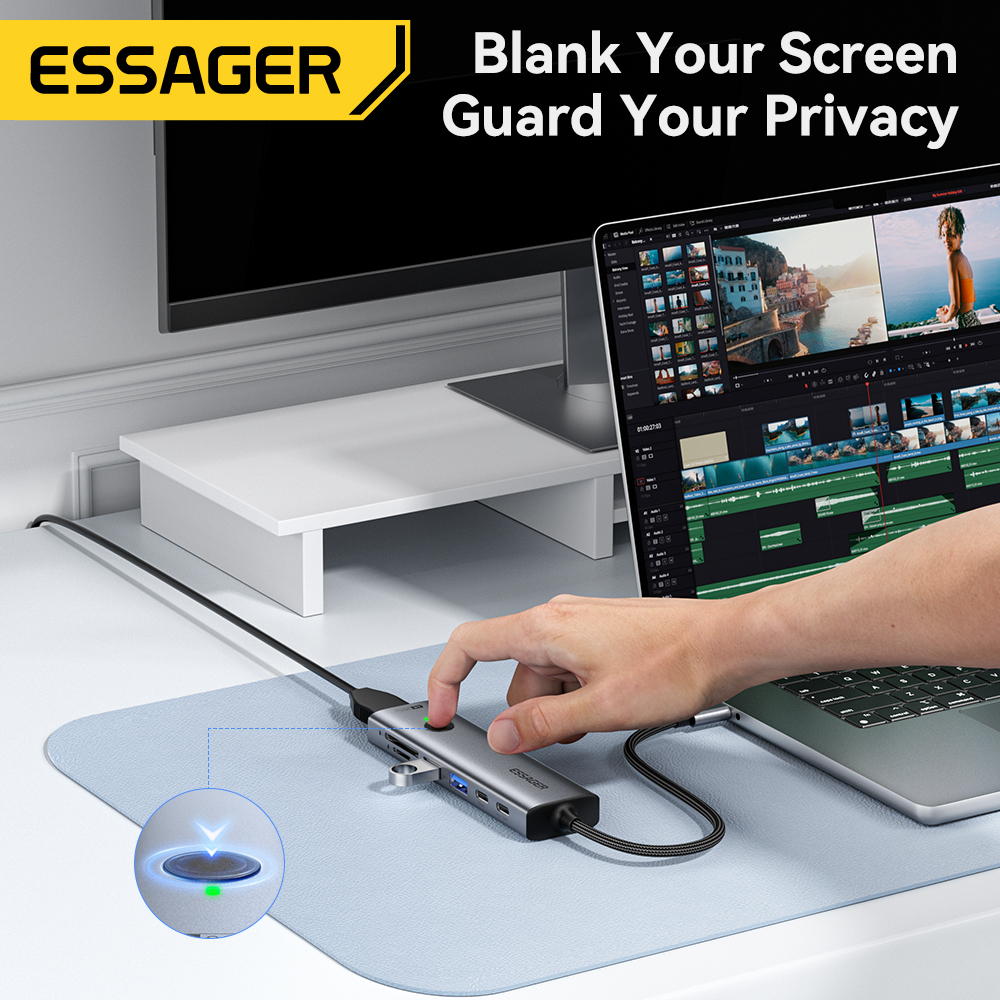Essager USB C HUB 4K 7-in-1 Ty - Home Cinema Usb reseña y precio