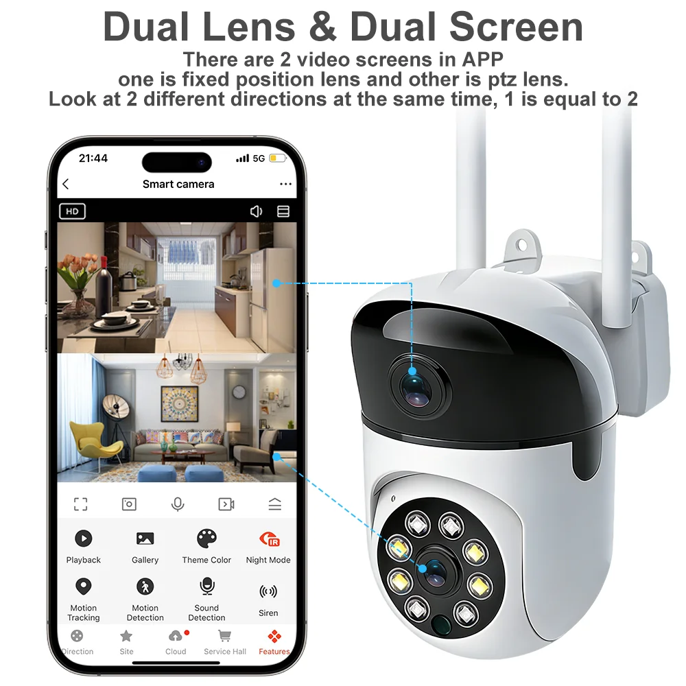 Indoor Camera Wifi Tuya Smart  - Home Cinema Screen reseña y precio