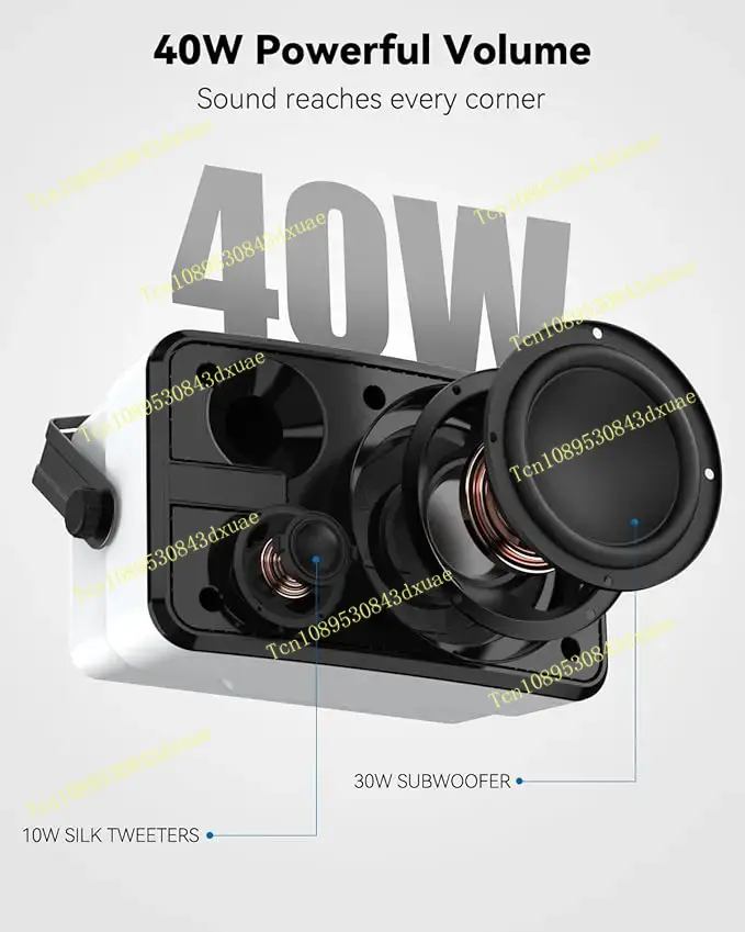 inwa Outdoor Bluetooth Speaker - Wall Mount Speaker reseña y precio