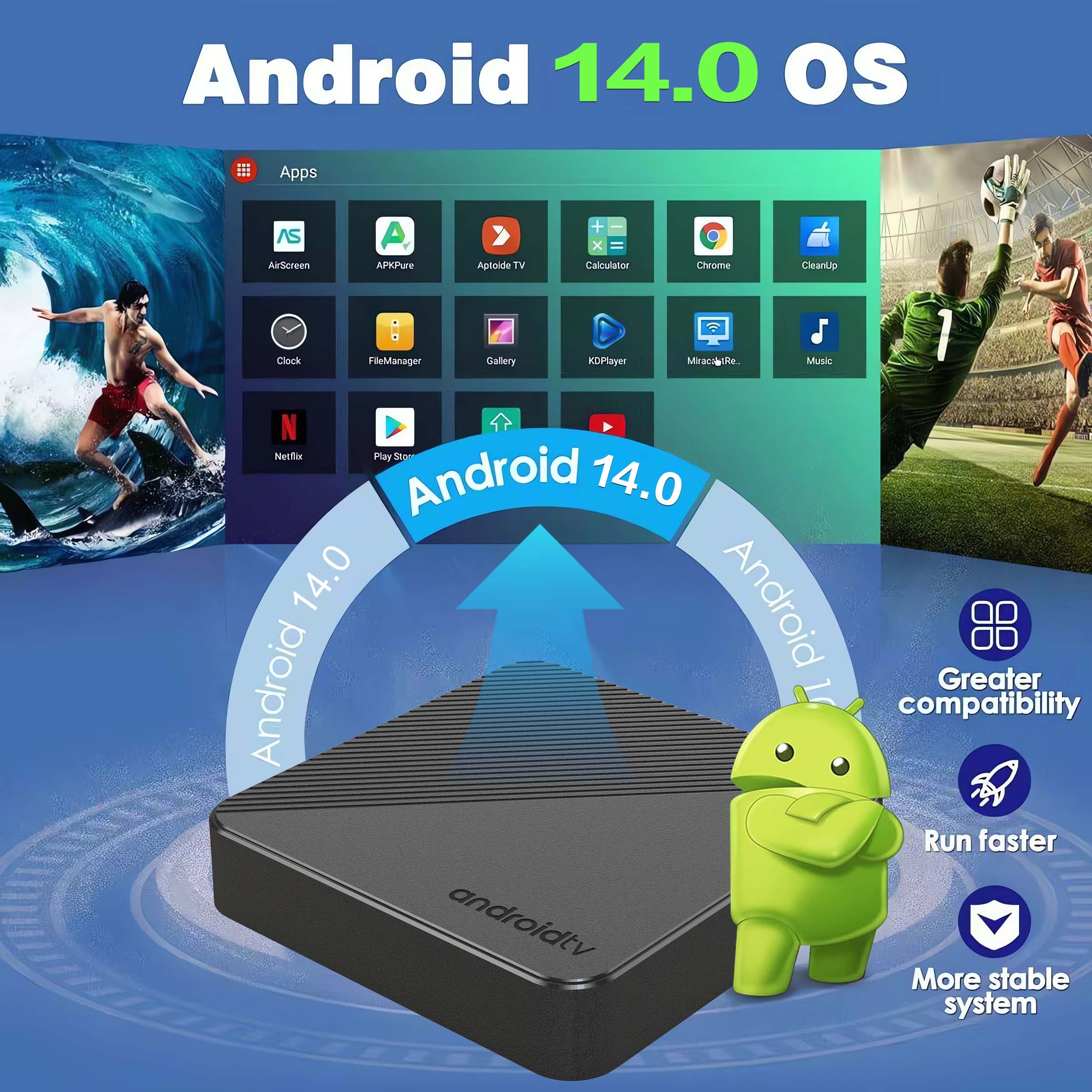 Android14 TV Box Smart Home th - Video Home Cinema reseña y precio