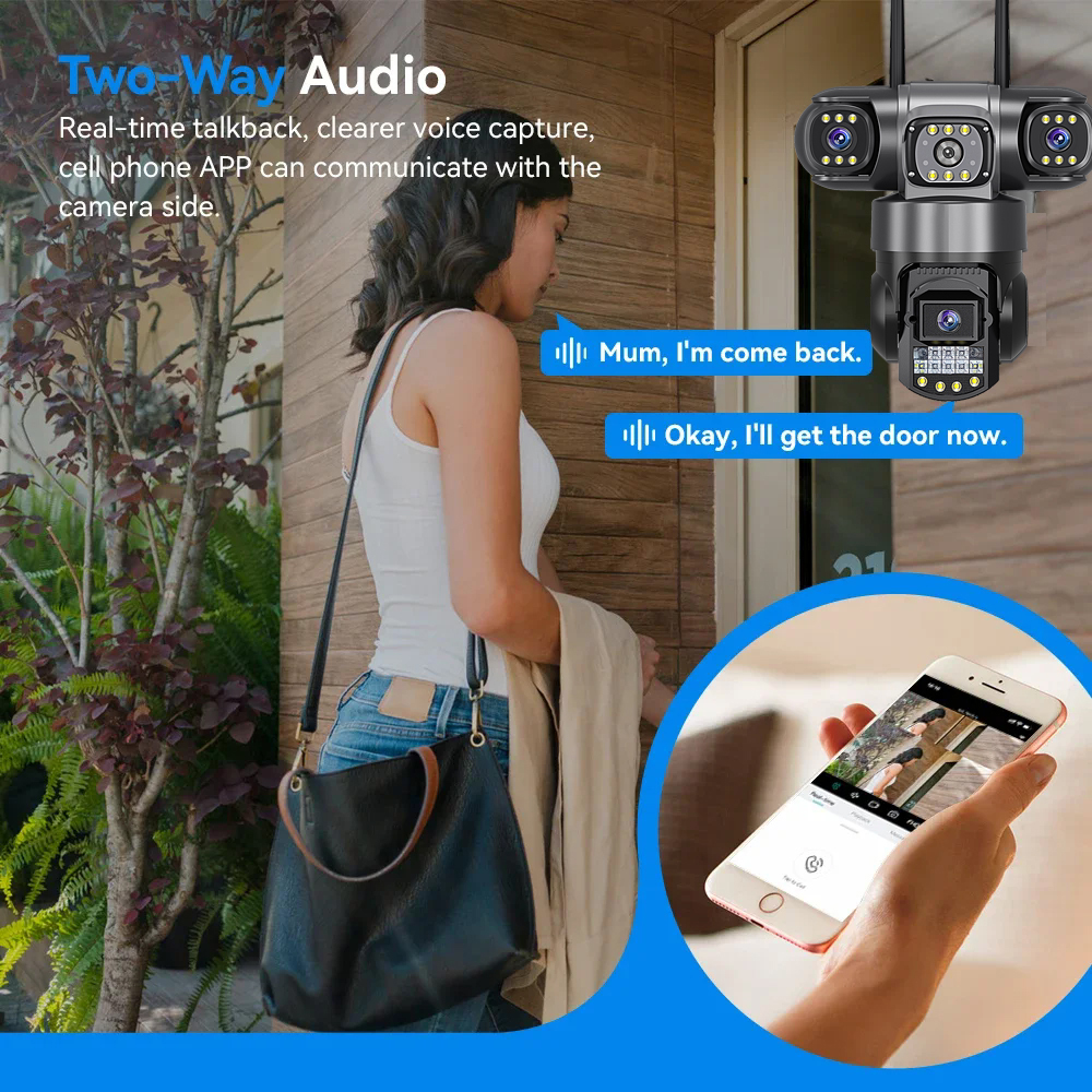 V380 Pro WiFi IP Camera Outdoo - Home Cinema Screen reseña y precio