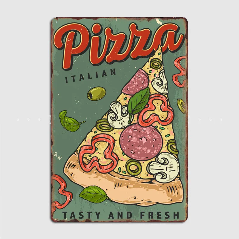 Pizza Italian Ristorante Metal - Vintage Home Cinema reseña y precio