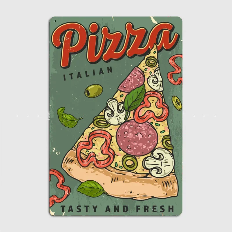 Pizza Italian Ristorante Metal - Vintage Home Cinema reseña y precio
