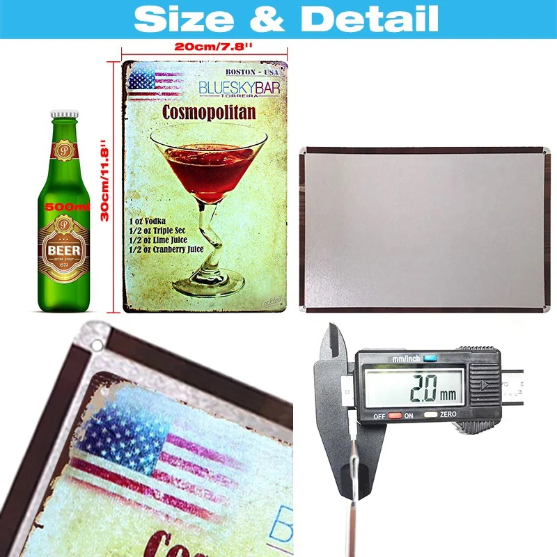 Pizza Italian Ristorante Metal - Vintage Home Cinema reseña y precio