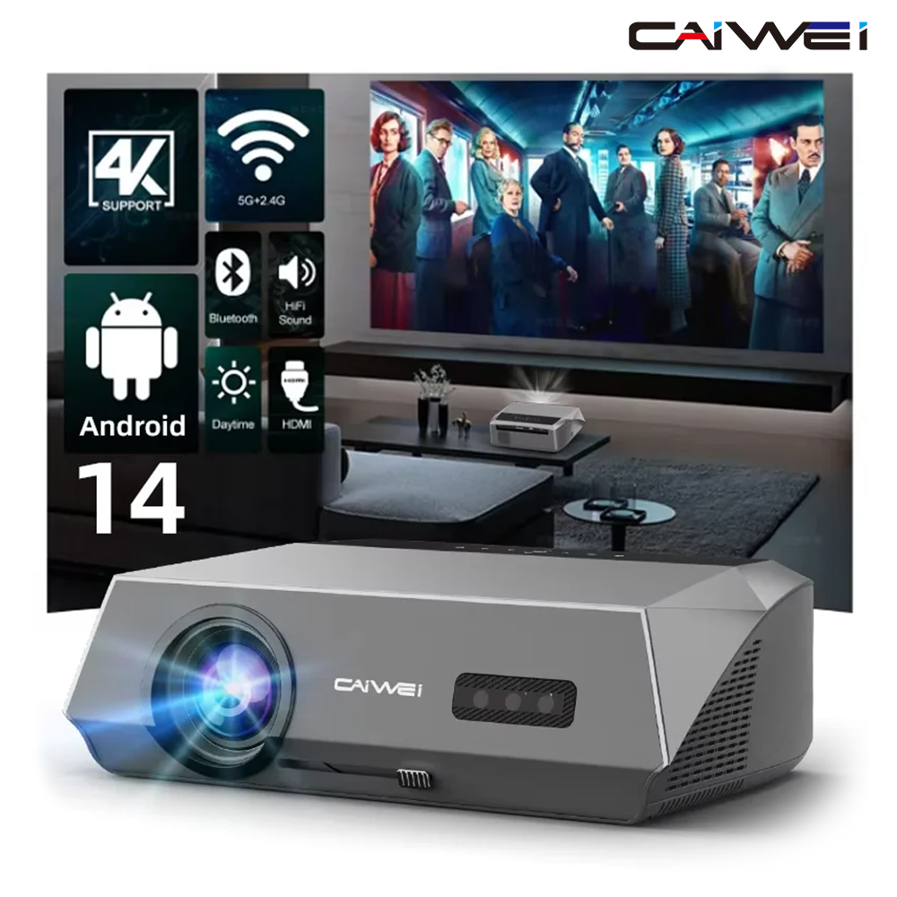 CAIWEI A10Q Projector 4K Full  - Video Home Cinema reseña y precio