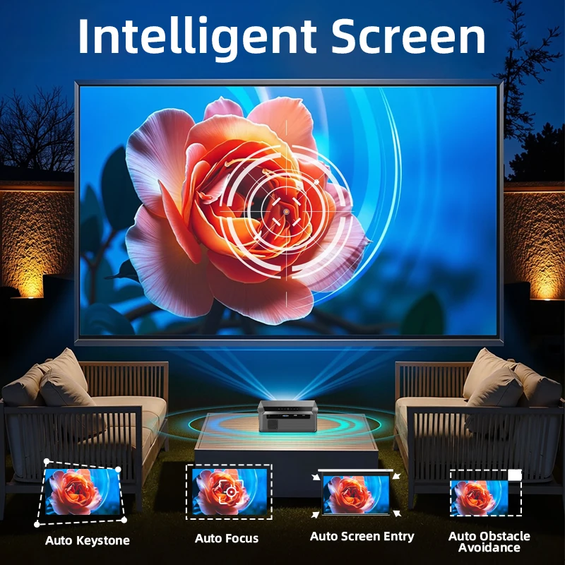 CAIWEI A10Q Projector 4K Full  - Video Home Cinema reseña y precio