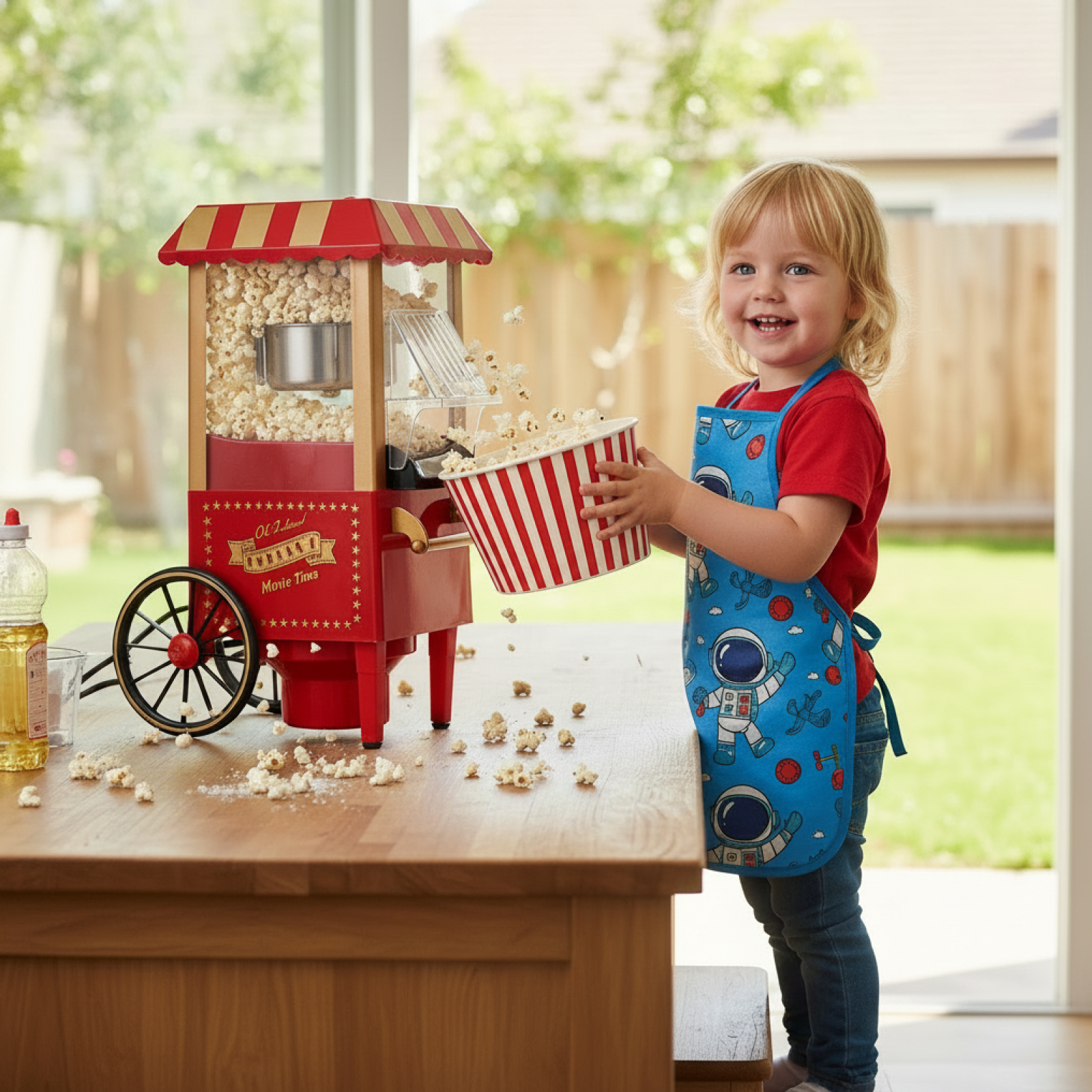 Popcorn Maker Retro Machine Po - Popcorn Machine Home reseña y precio